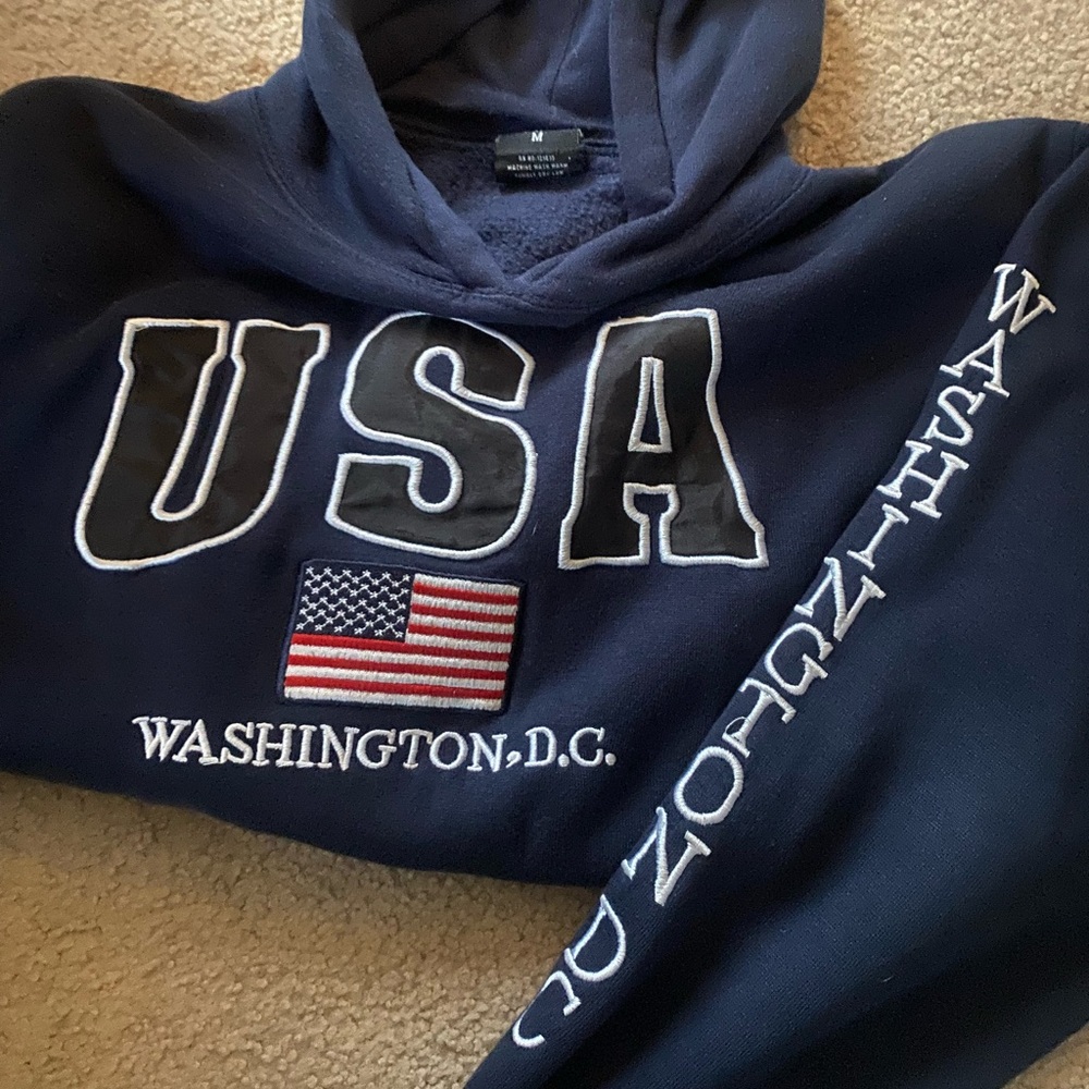 WASHINGTON DC HOODIE: size m
